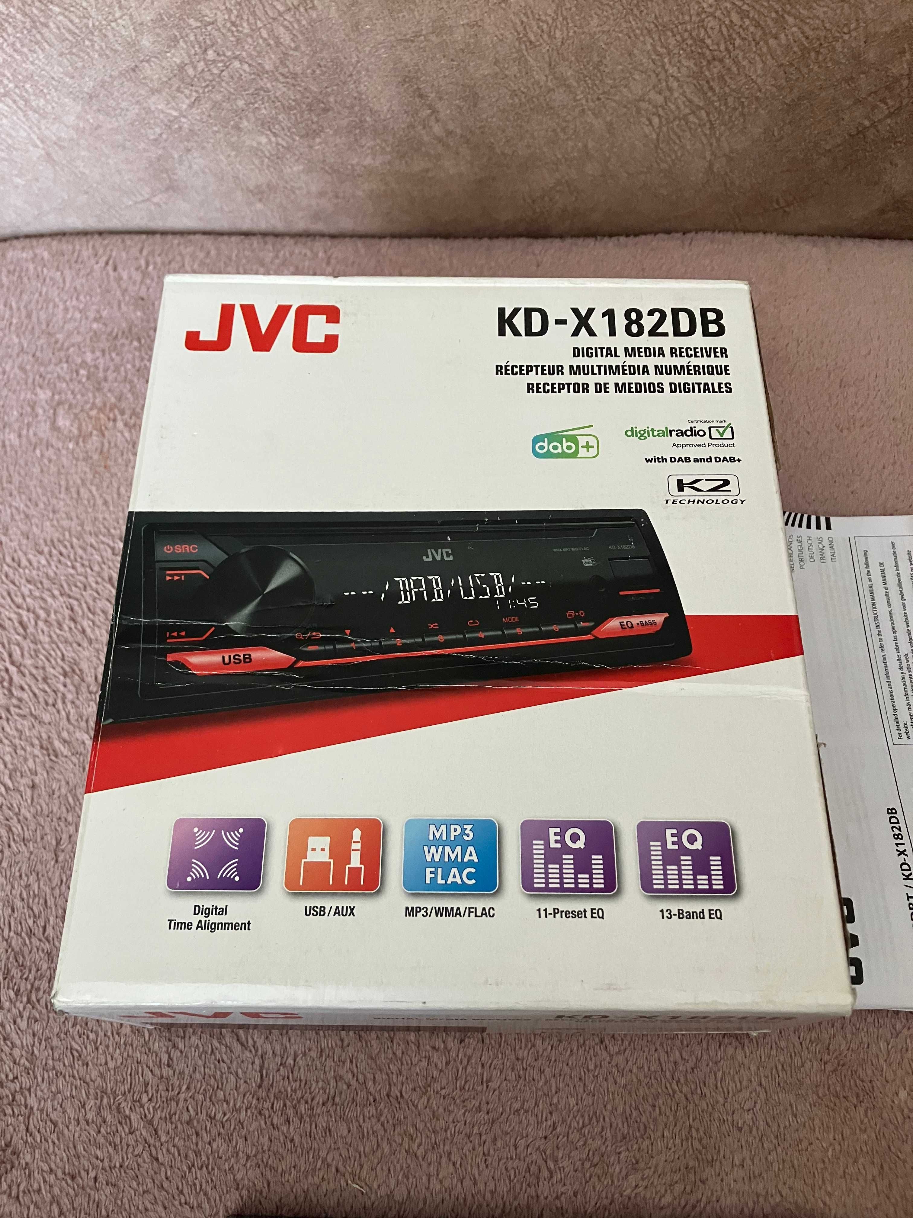 Radio samochodowe JVC KD-X182DB