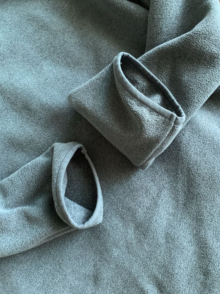 Bluza męska polarowa Hi-Tec szara rozpinana XL