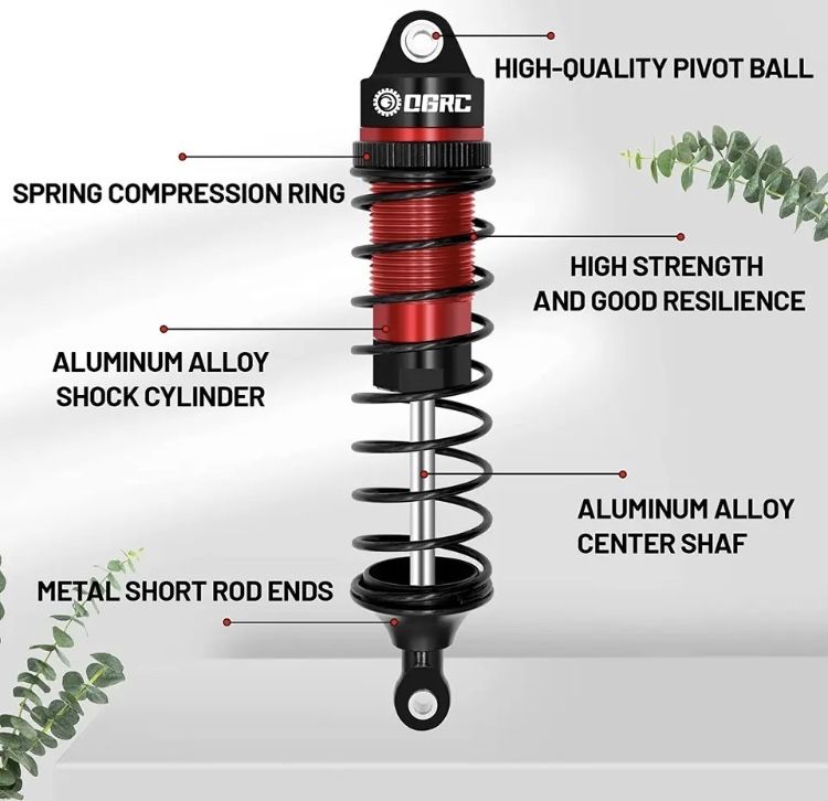 Амортизаторы OGRC для Traxxas Rustler , Slash , Bandit , Hoss и др.