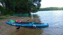 Deska SUP pompowana 350 cm – zestaw z akcesoriami | Udźwig do 220 kg