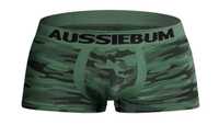 Oryginalne bokserki AussieBum moro zielone r.XL