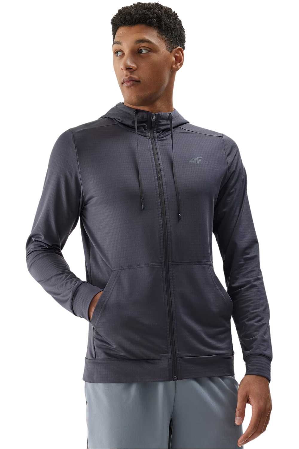 Bluza treningowa rozpinana z kapturem męska 4F: różne rozmiary