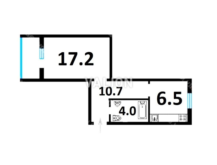 Продаж 1 кім. квартири, ремонт, Харківське шосе, метро Харківська
