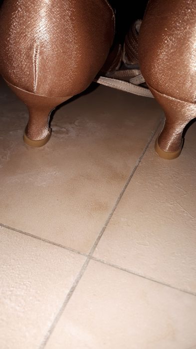 Buty taneczne do tańca towarzyskiego łacina obcas 5cm roz 36 wkł 23