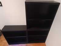 IKEA BESTA Obudowa z 1 półką szafka regał biblioteczka czarna 1-3 szt.