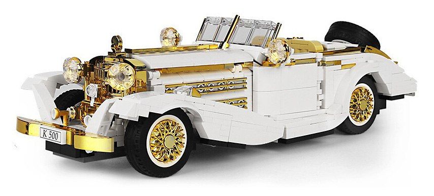 Klocki auto samochód Pojazd Retro K500 868el.