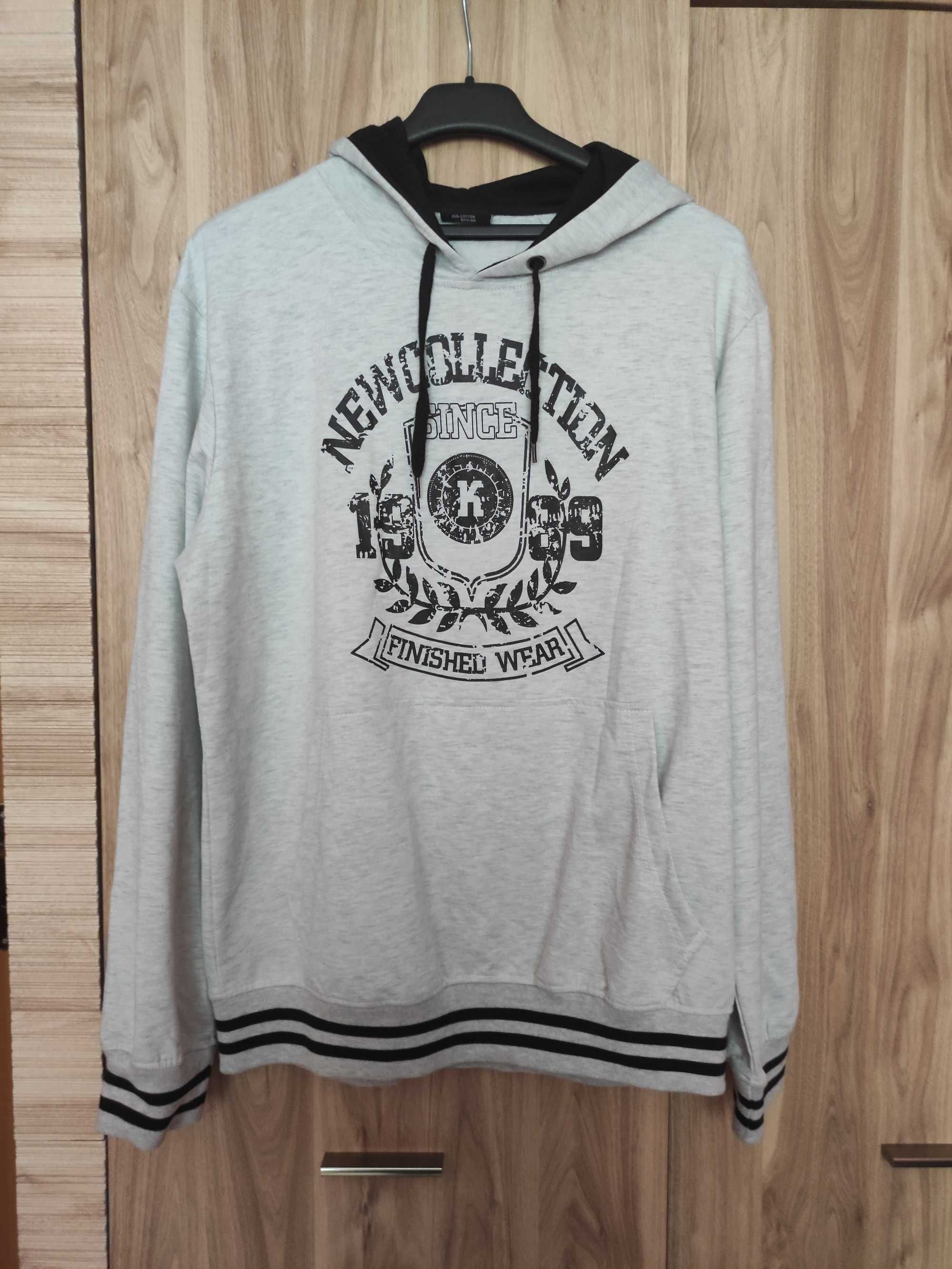 Damska bluza z kapturem, sportowa, rozmiar XL