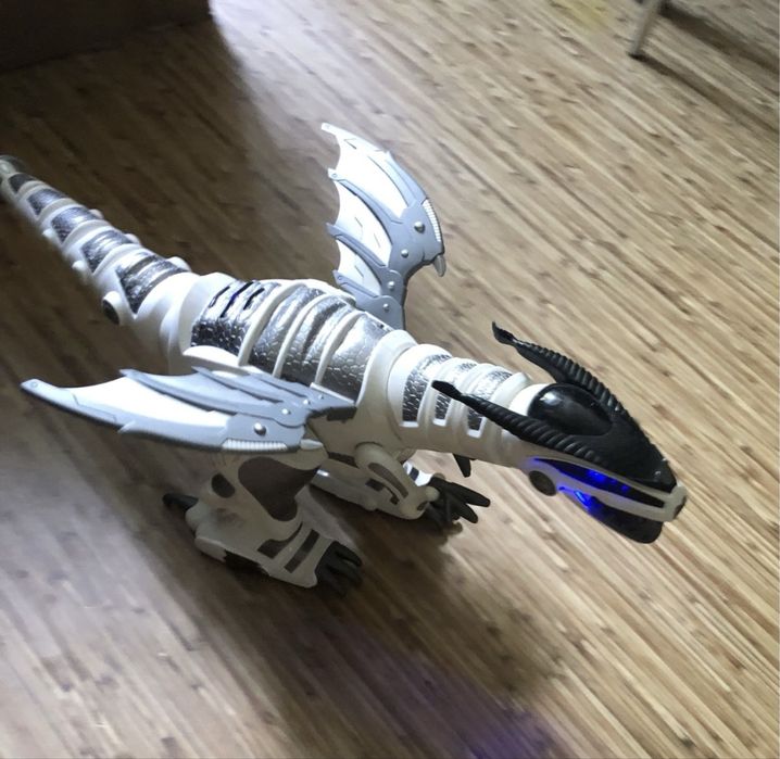 Гігантський Радіокерований інтеракт. Робот динозавр з пультом , новий