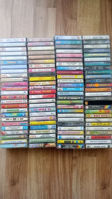 Zestaw 100 kaset Magnetofonowych