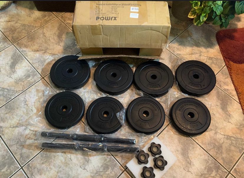 NOWY komplet hantli 2x10kg habtle hantelki silownia do ćwiczen fitness