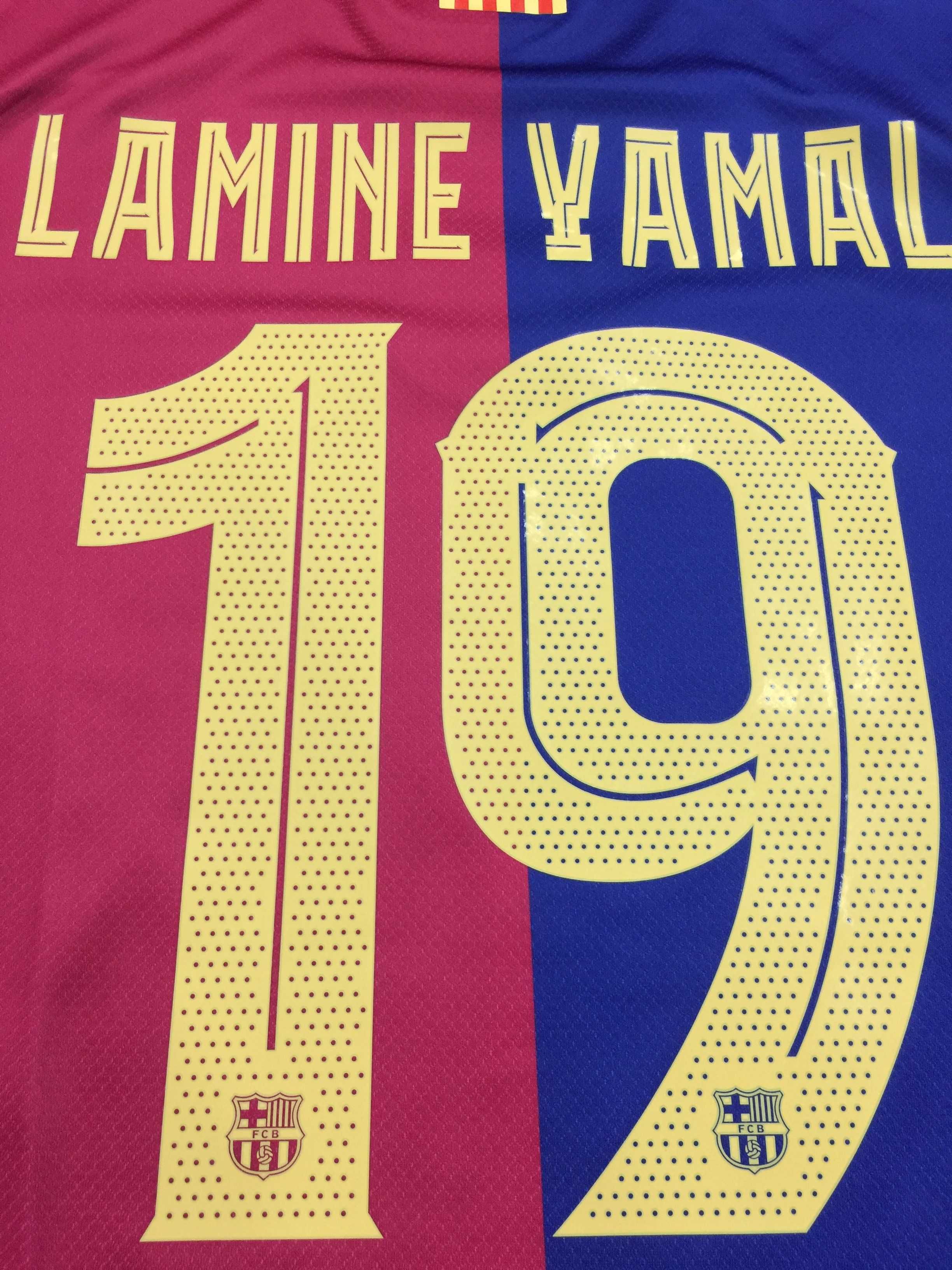 Koszulka Nike FC Barcelona 24/25 No.19 Lamine Yamal (domowa) R.S-XXXL