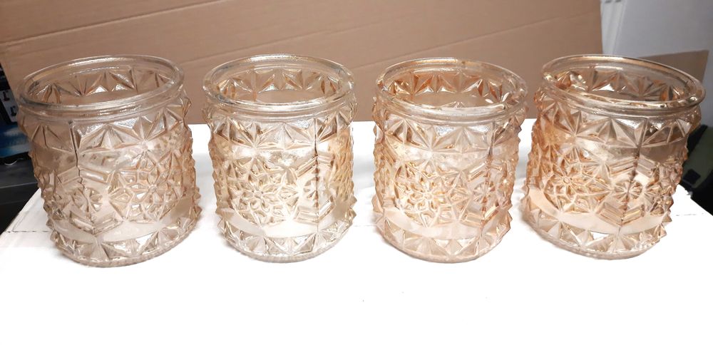 Klosze szklane do żyrandola 4 szt.