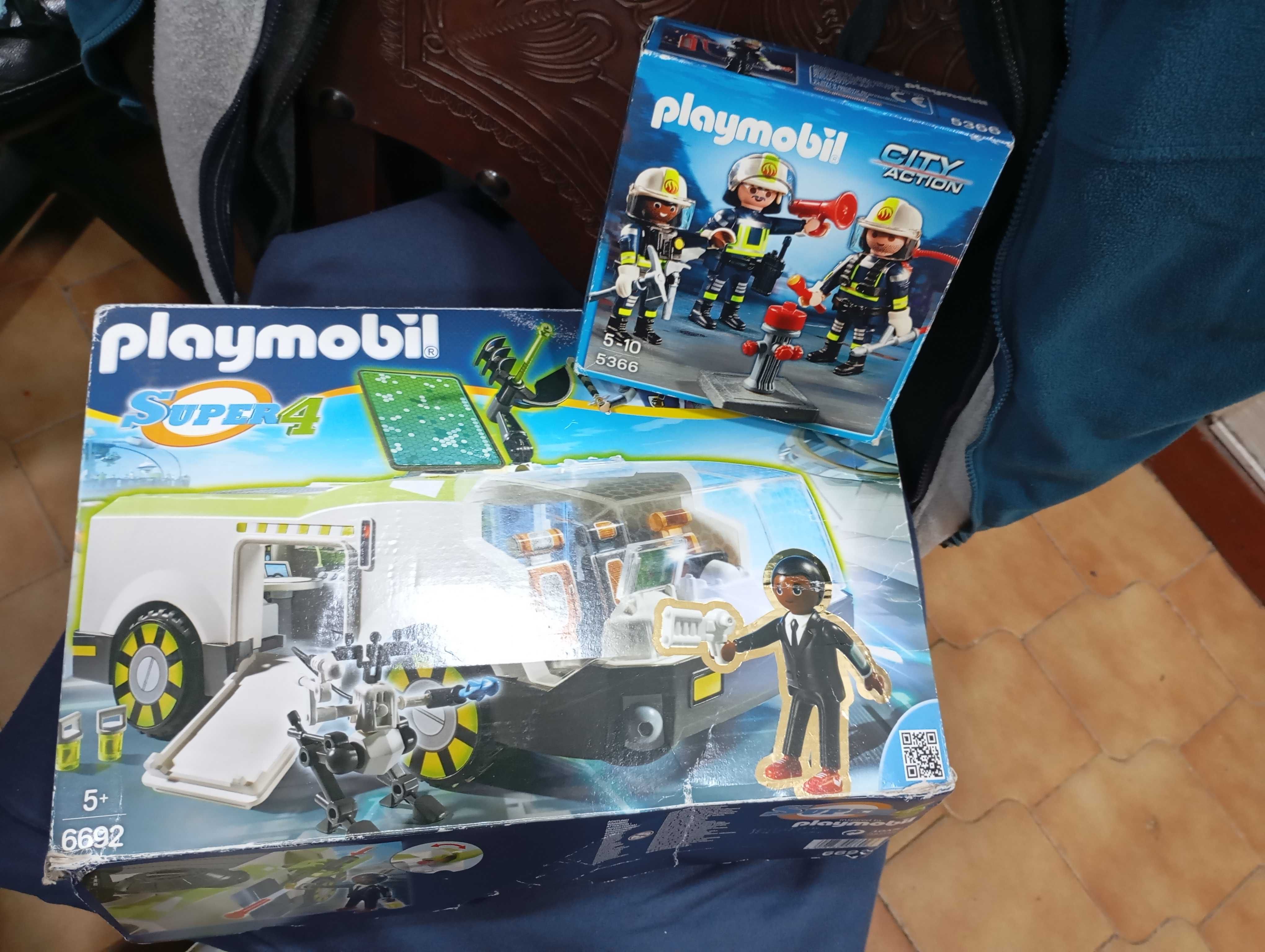 35€ duas caixas de Playmobil super 4 entrego em rio tinto ou envio CTT