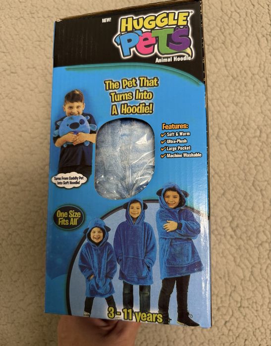 Худі -іграшка 2в1,вік від 3 до 11 років