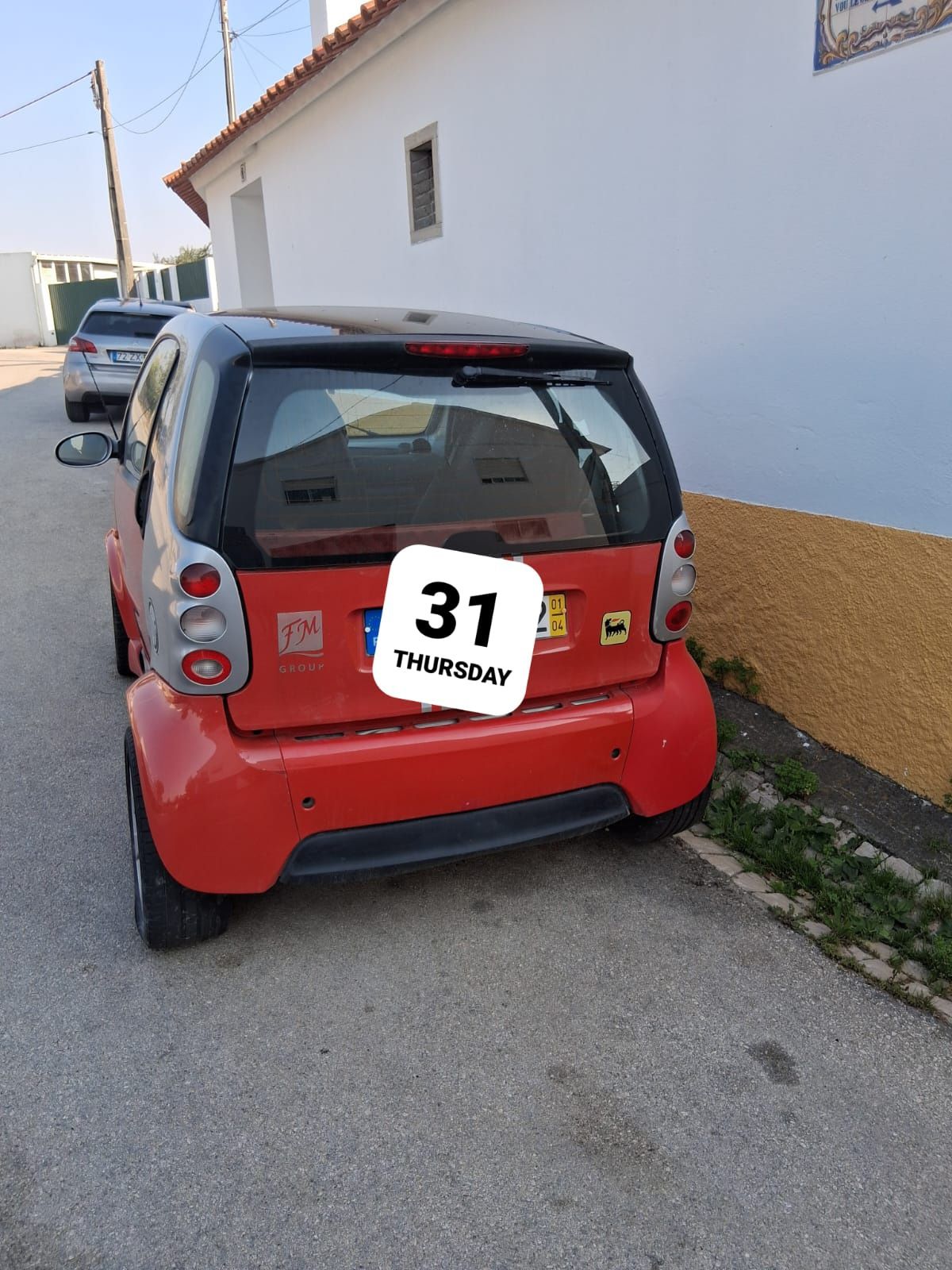 Smart fortwo com avaria