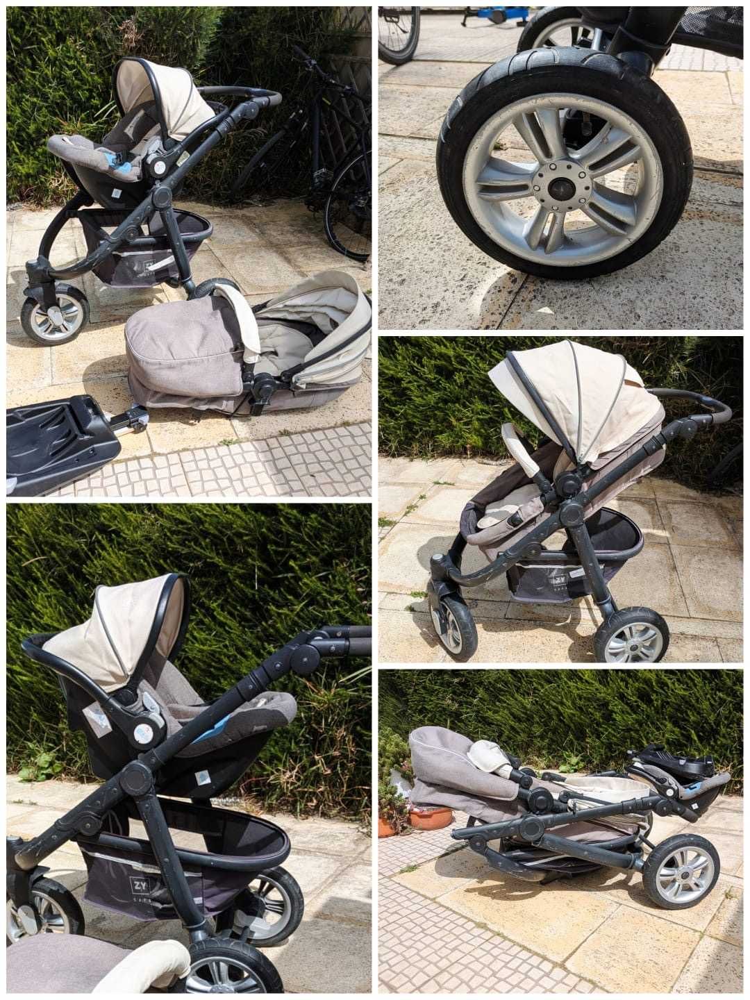 Sistema de viagem com carrinho de bebé 3 em 1 – ZY SAFE