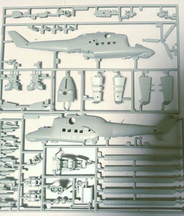 Ми,-24 сборная модель вертолета.Масштаб 1/72