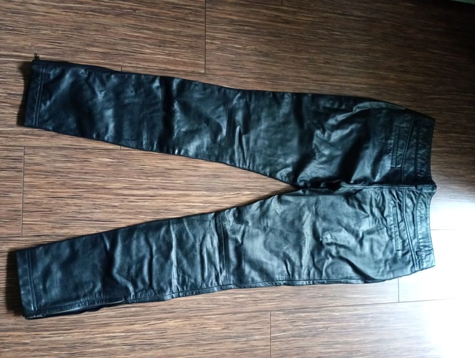Damskie spodnie skórzane 88cm