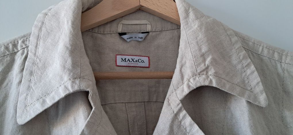 Żakiet  lniany Max&Co rozm 42