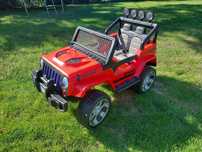 JEEP SUNSHINE
Z 4 silnikami 45 W
Miękkie siedzenia, koła EVA 2.4 gHz
