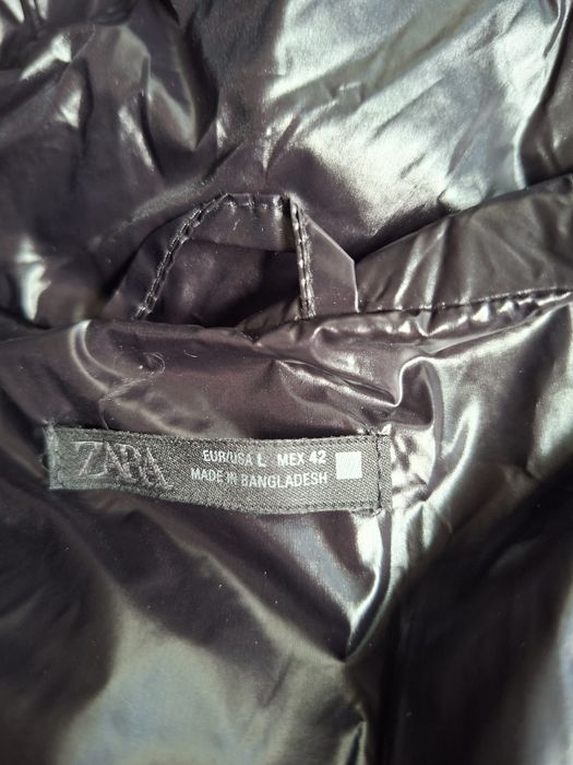 Пуховик бестселер ZARA REPELLEND зі 100% пуху L