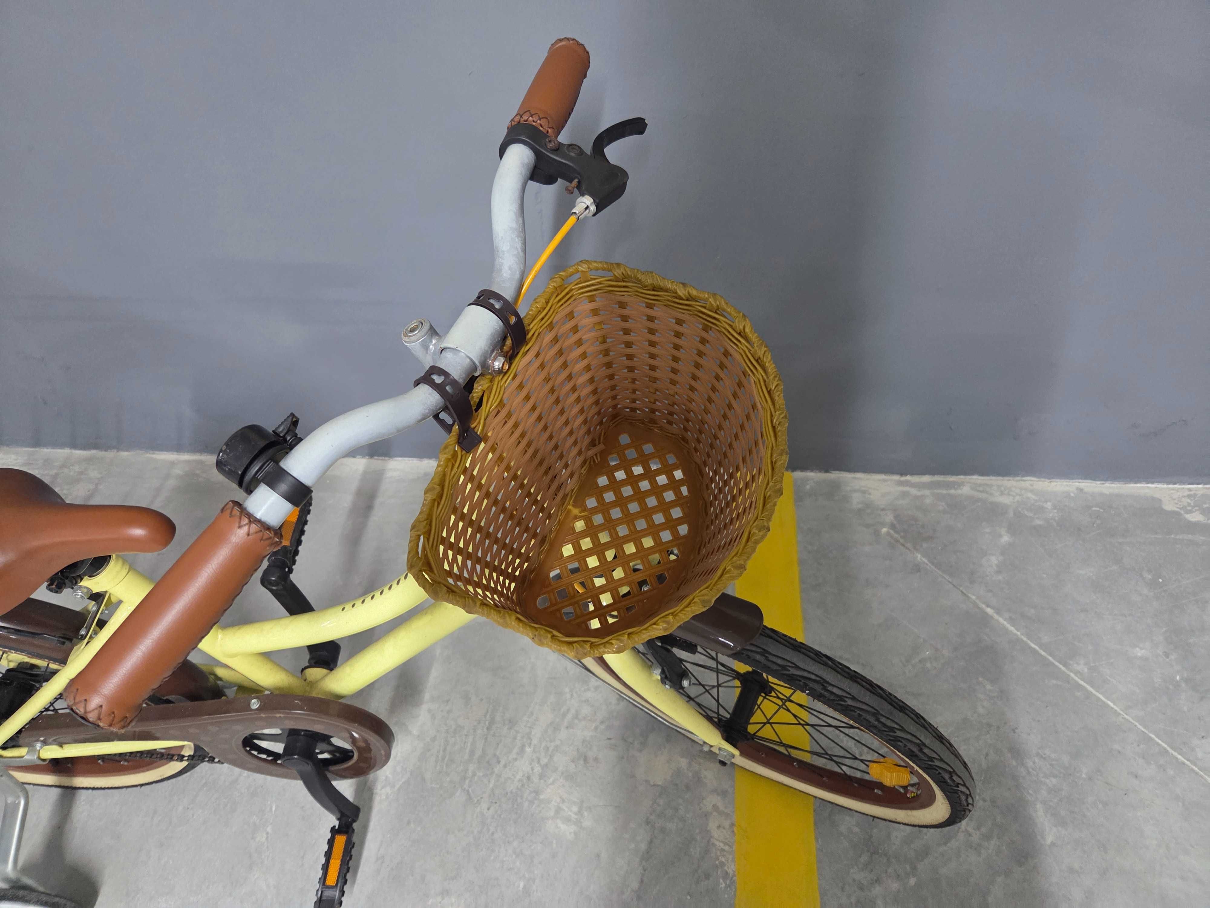Bicicleta roda 20 com cesta