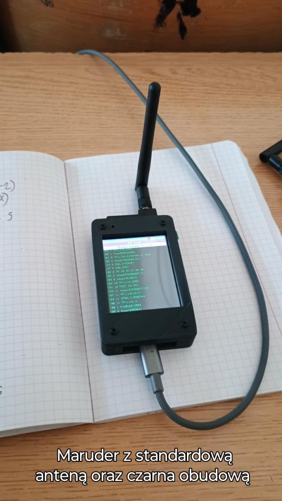 Maruder. ESP32 WiFi, Bluetooth