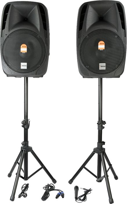 VSOUND Colunas Ativa e Passiva 2 x 15" 1000W