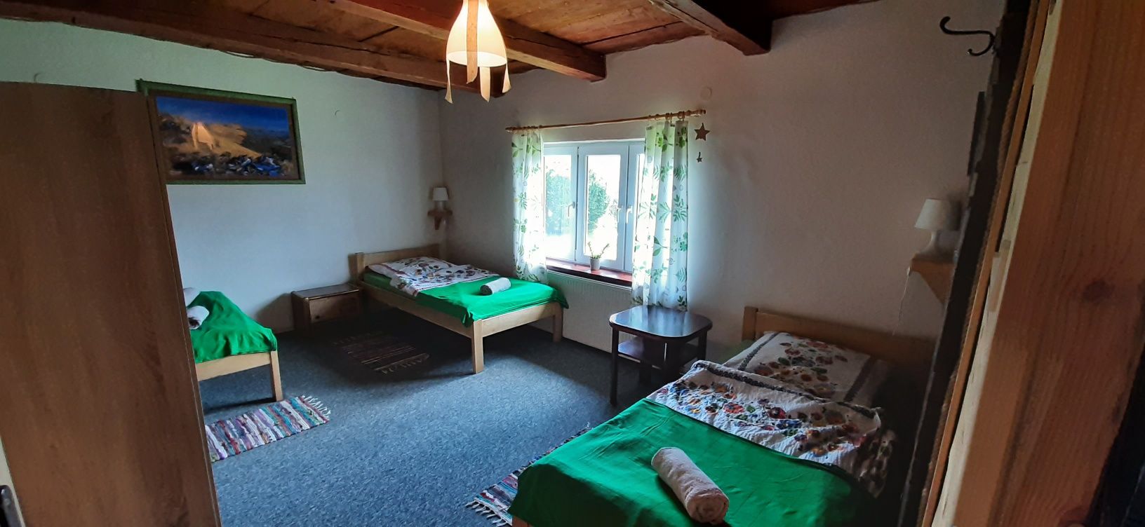 Noclegi w Bieszczadach-domek u bażanta, 7+1os.Sauna, Uherce Min.