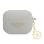 Guess GUAPLSC4EG AirPods Pro cover szary/grey Silicone Charm 4G
