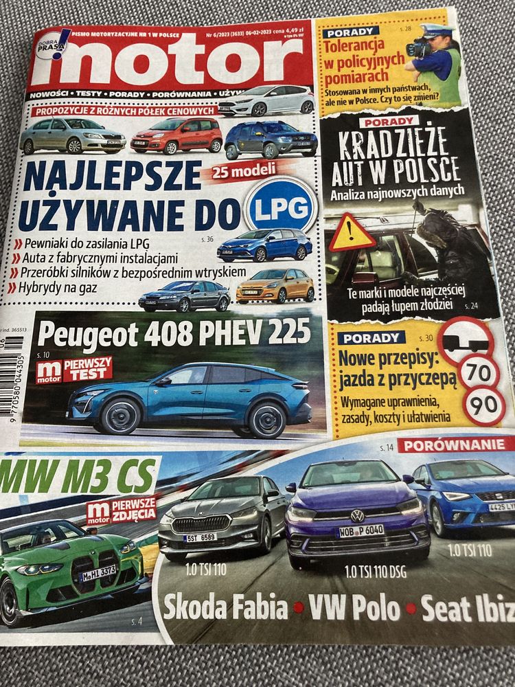 Czasopisma Auto Świat i Motor około 1500 sztuk gazet