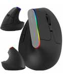 Bezprzewodowa Mysz Pionowa Delux M618c 2.4g 1600dpi Rgb Ergonomiczna