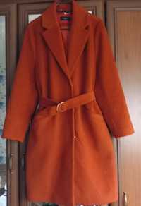 Płaszcz zimowy pomarańczowo rudy 46 Monnari