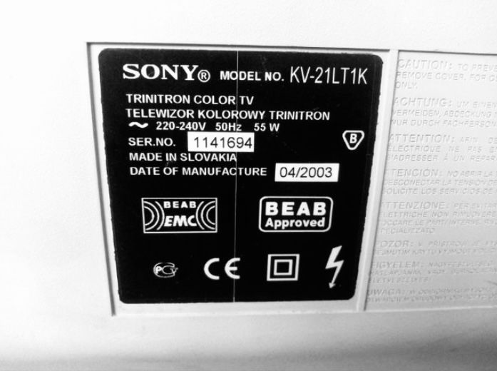 Телевизор Sony Trinitron KV-21LT1K