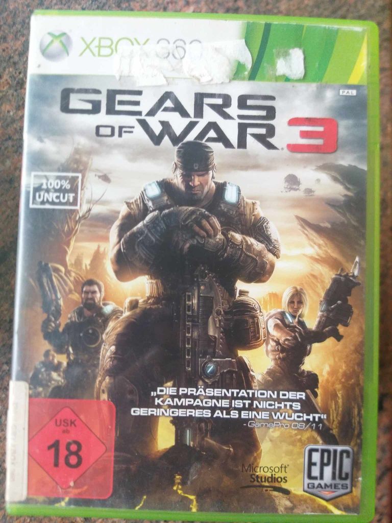 Gra Gears Of War 3 X360 Xbox 360 ENG Pudełkowa