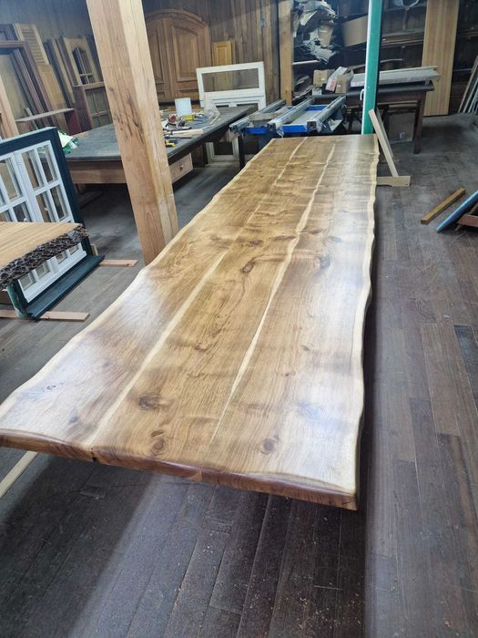 MESA RUSTICA EM MADEIRA MACIÇA DE ACÁCIA