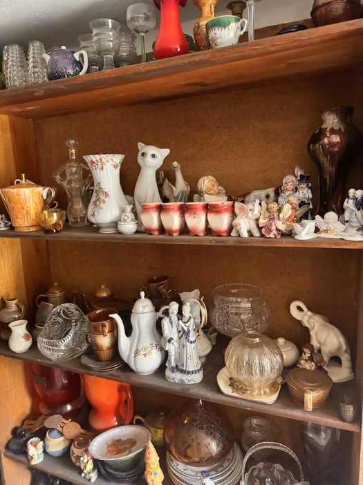 Zamienie starocie babci antyki prl vintage wazon dzbanki i inne talerz