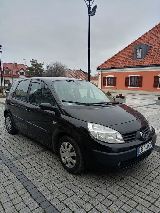 Scenic 2006r 1.6B 115KM, hak, panorama, tempomat, PT/OC 12.11.2026