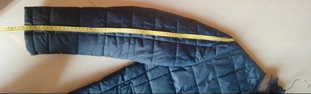 Męska kurtka M L pikowana jesienna elegancka jacket spring