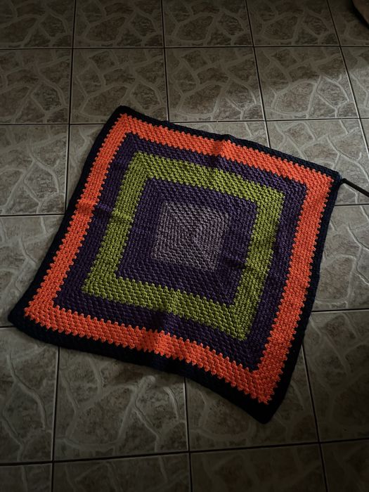 koc/narzuta/dywam handmade na szydełku