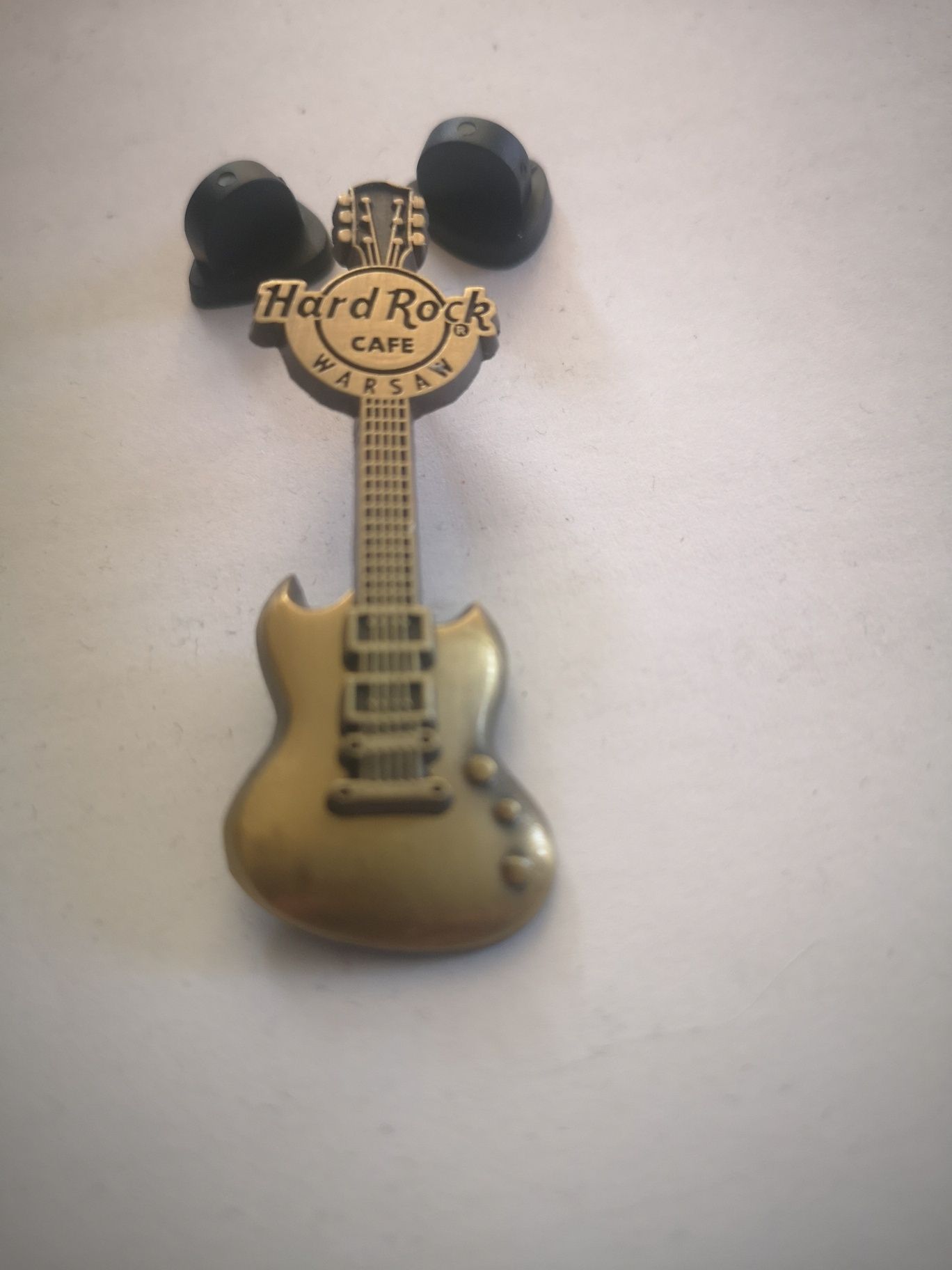 Pin Hard Rock Cafe HRC Warszawa gitara