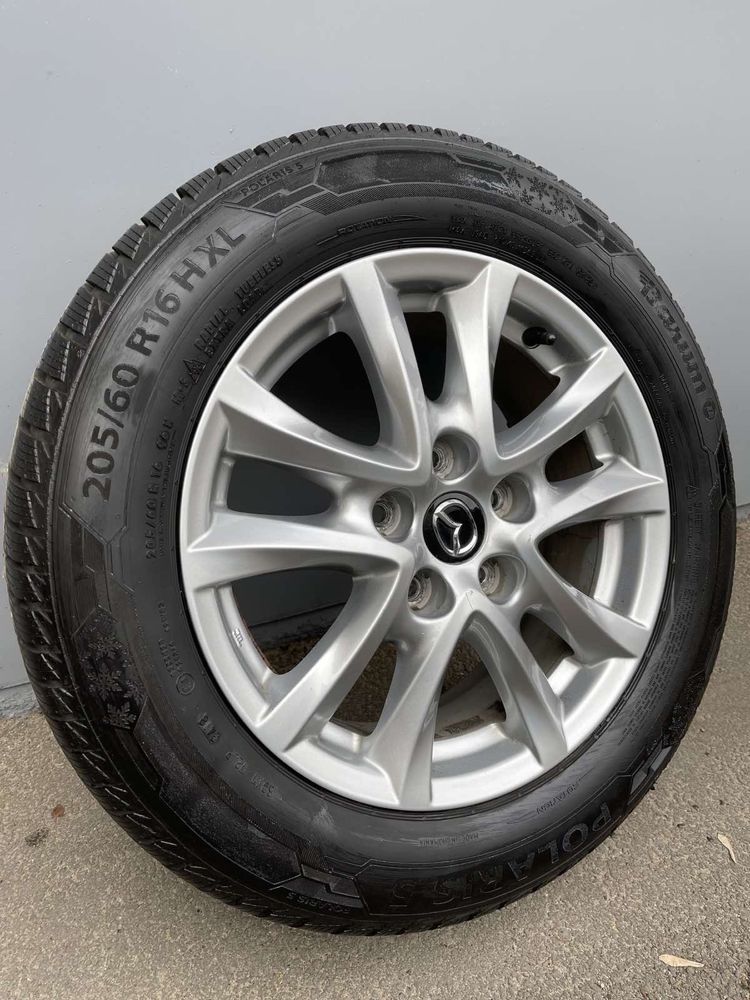 Диски r16 зимняя резина 205/60 r16 Barum Мазда