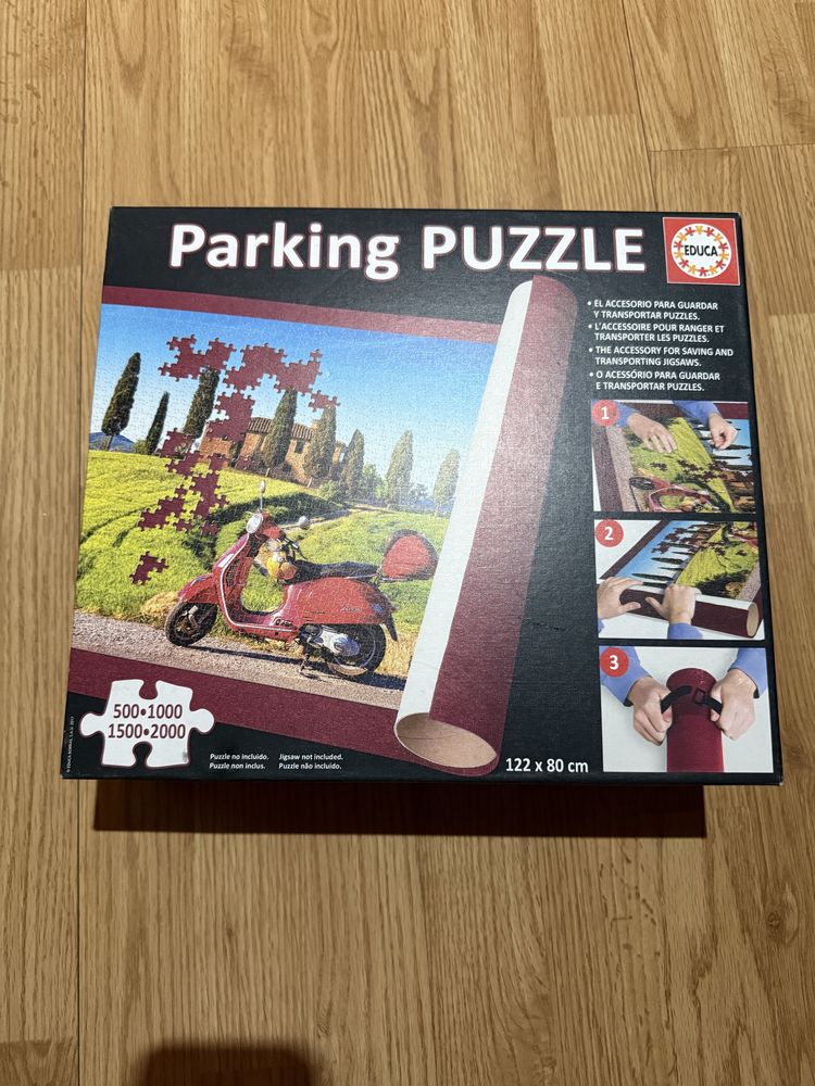 Tapete enrolável para puzzles