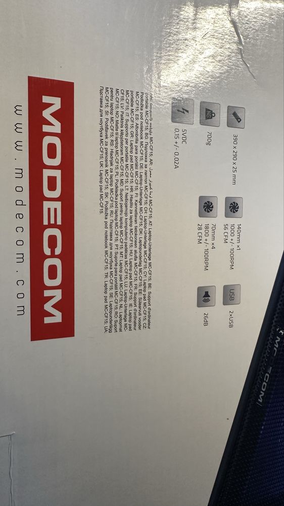 Podkladka chlodzaca Modecom MC-CF15 Nowa