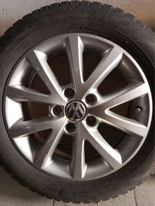 Диски VW оригінал з шинами зима PETLAS 205/55/R16