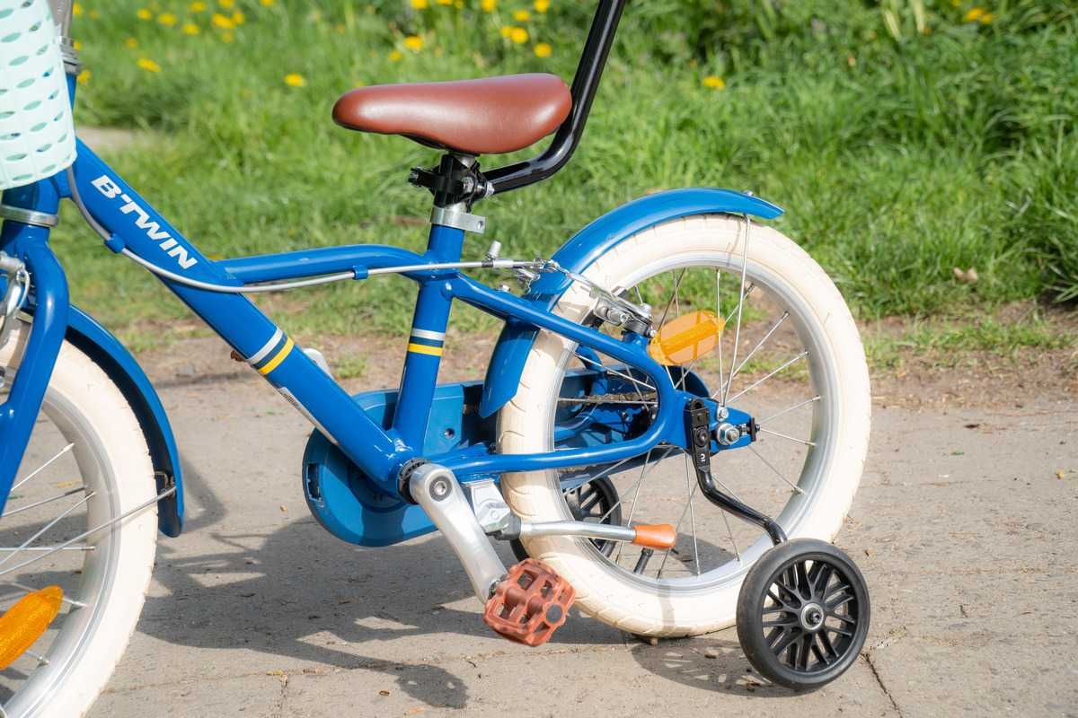 Rower Btwin City 900 + kółka boczne + uchwyt do prowadzenia - Stan BDB