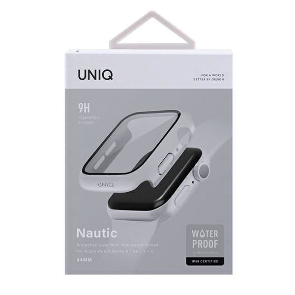 UNIQ etui Nautic Apple Watch Series4/5/6/SE 44mm biały/white