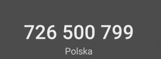 Złoty numer: 726 - 500 - 799