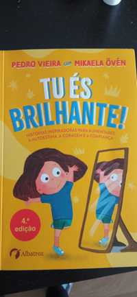 Livro "Tu és brilhante"