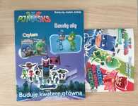 PJMASKS książeczki x 2 zagadki zadania gazetki magazyn